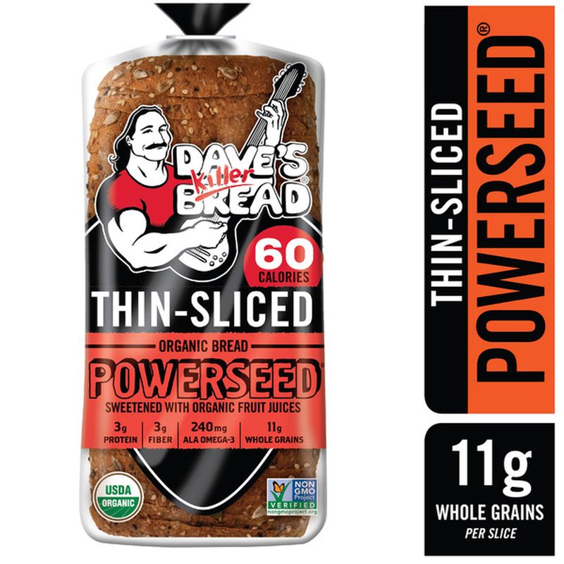 Dave's Killer Bread Thin-Sliced Powerseed Organic Bread (20.5 Oz ...