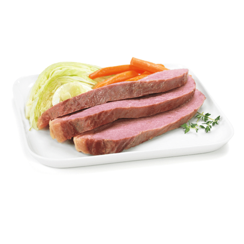 Meijer Round Flat Cut USDA Choice Corned Beef (each) Delivery or Pickup