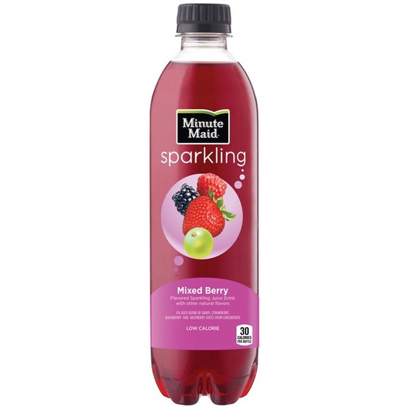 Minute Maid Sparkling Mixed Berry, Sparkling Juice Drink (16.9 oz