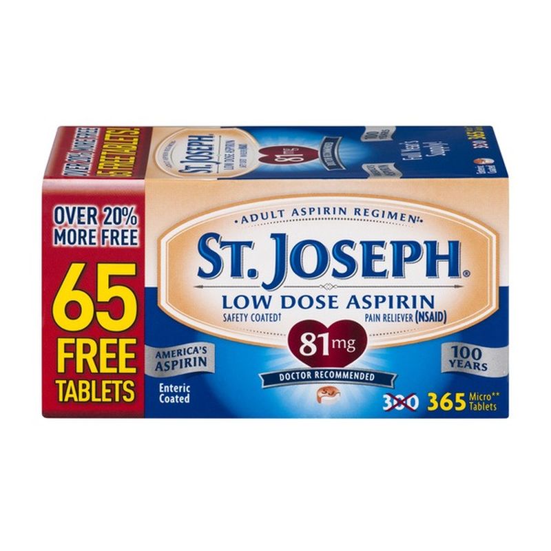 St. Joseph Low Dose Aspirin 365 CT (365 ct) Delivery or Pickup Near