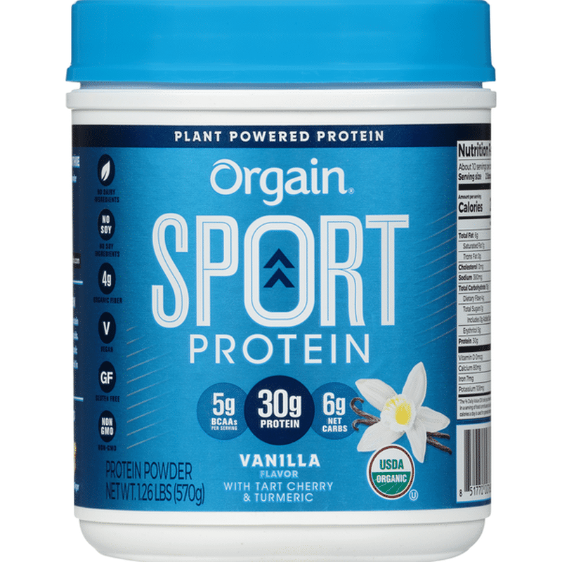 Orgain Protein Powder, Vanilla Flavor (1.26 lb) - Instacart