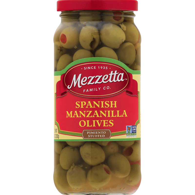 Mezzetta Olives, Spanish Manzanilla, Pimento Stuffed (10 oz) Instacart