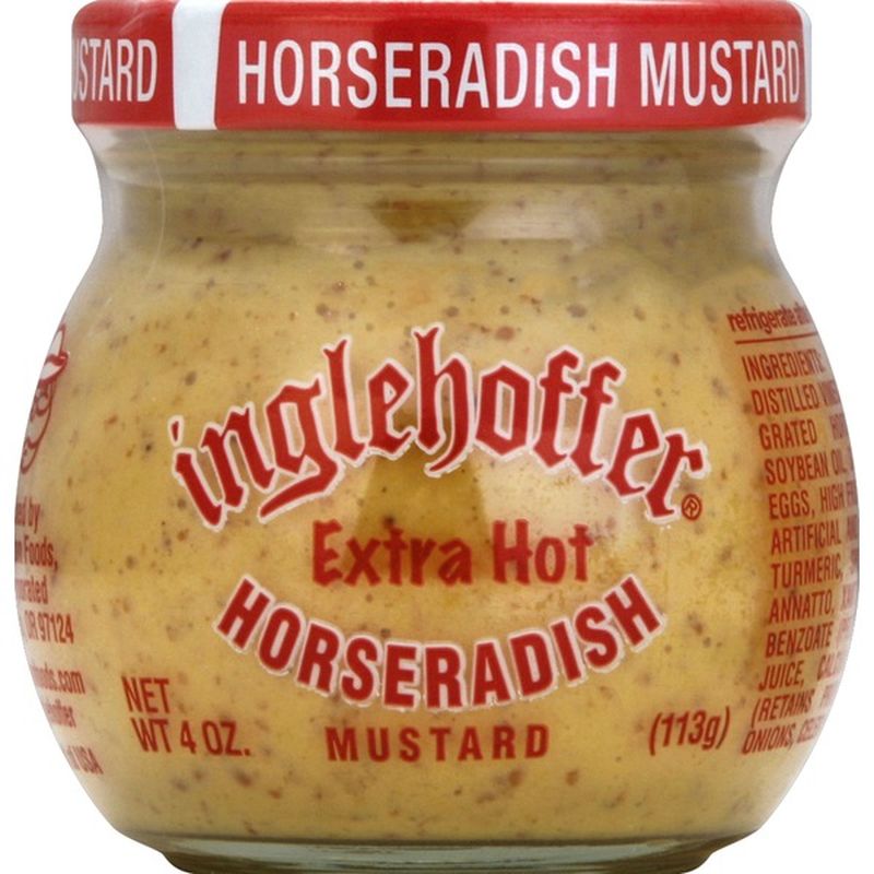 Inglehoffer Mustard, Horseradish, Extra Hot (4 oz) Instacart
