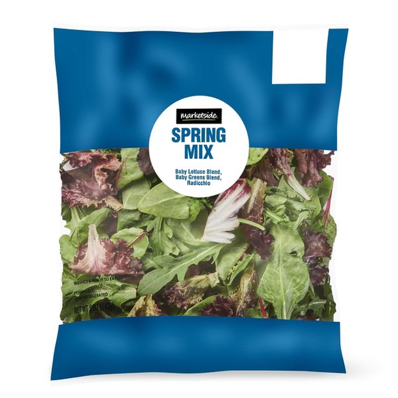 Marketside Baby Lettuce Blend, Baby Greens Blend, Radicchio Spring Mix
