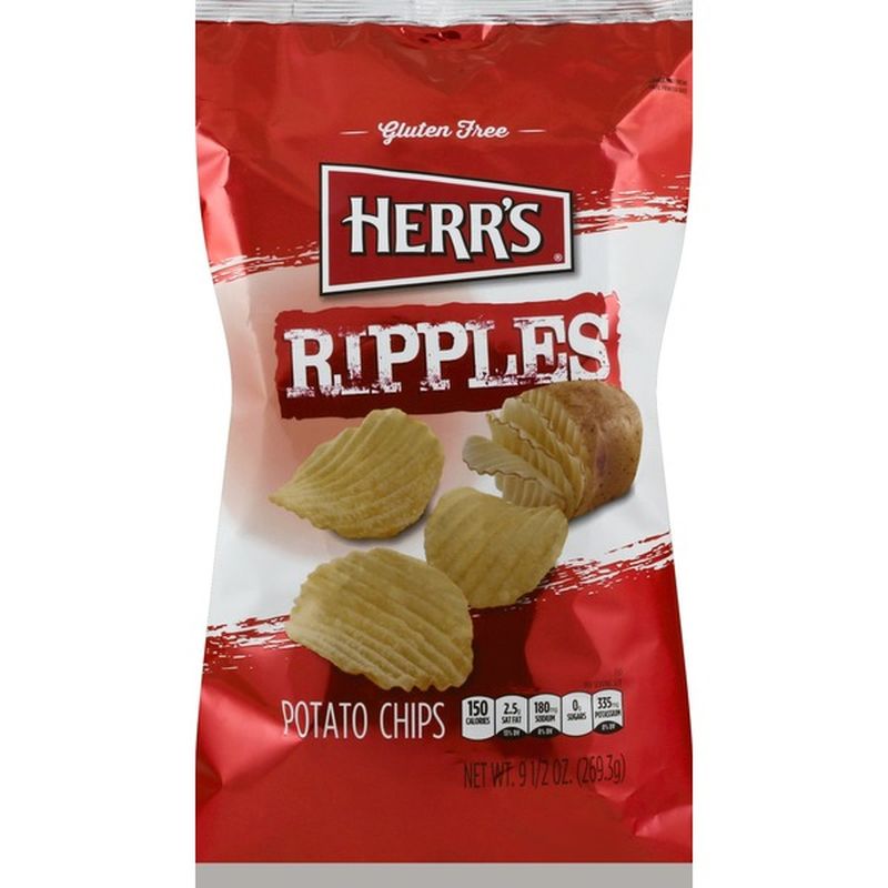 Herr's Ripples Potato Chips (9.5 oz) - Instacart