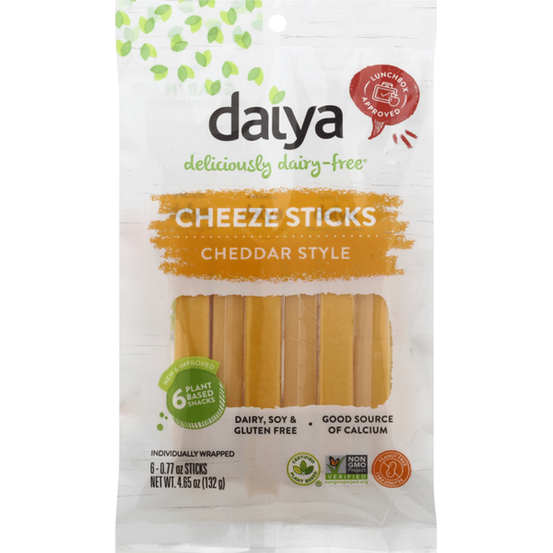 Daiya Dairy Free Cheddar Style Cheeze Sticks (4.65 oz) Instacart