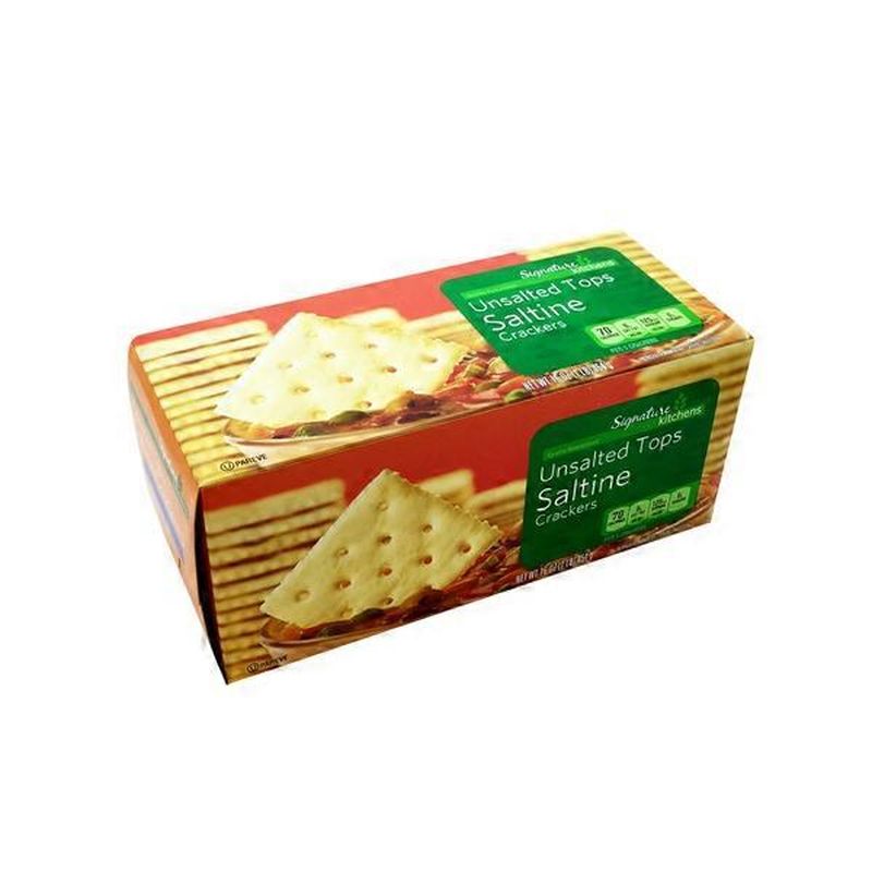 Signature Select Unsalted Tops Saltine Crackers (16 oz) Delivery or