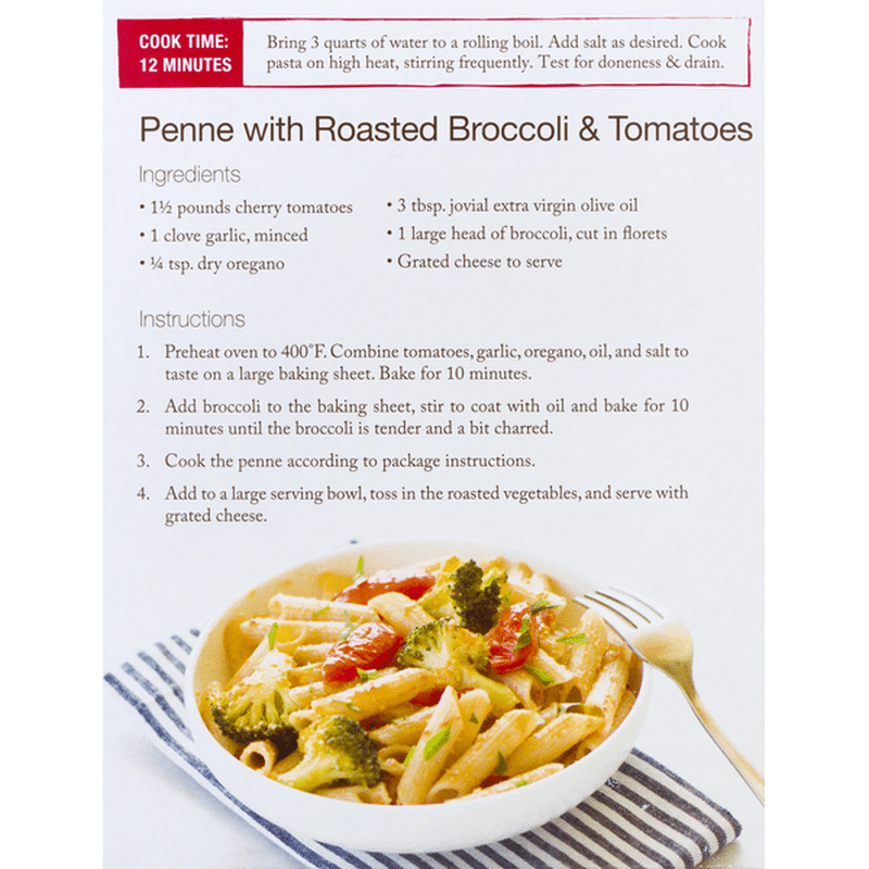 Jovial Pasta, Penne, Gluten Free (12 oz) from Rainbow Grocery Instacart