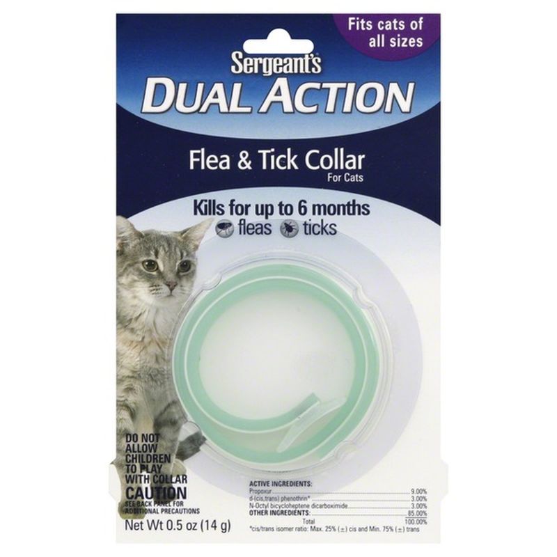 sergeant's dual action flea collar for dogs