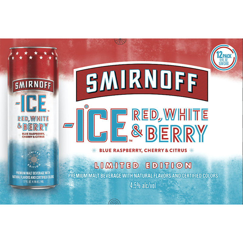 Smirnoff Beer, Red, White & Berry (12 each) Instacart