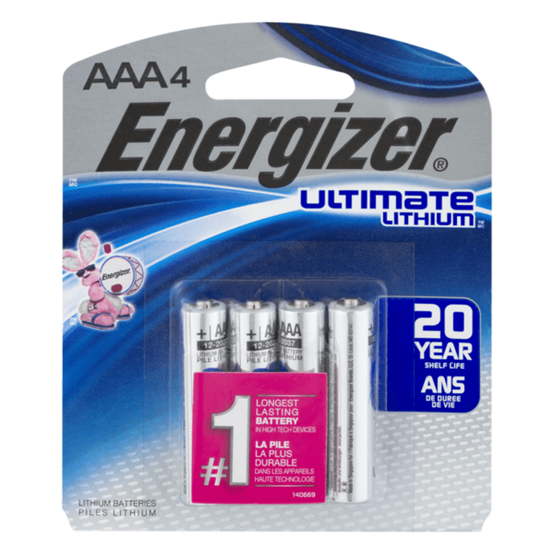 Energizer AAA Batteries (4 ct) from Meijer Instacart