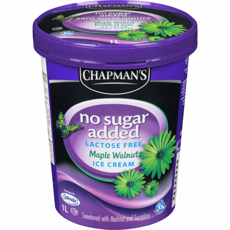 Chapman's No Sugar Added Lactose Free Maple Walnut Ice Cream (1 L