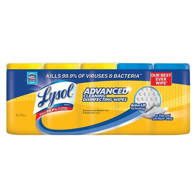 Lysol Advanced Wipes (72 ct) Instacart
