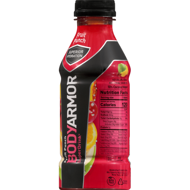 BodyArmor Super Drink, Fruit Punch (16 fl oz) Instacart