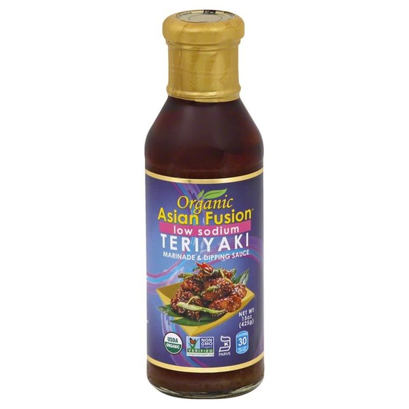 Asian Fusion Marinade & Dipping Sauce, Teriyaki, Low Sodium (15 oz) from Vons Instacart