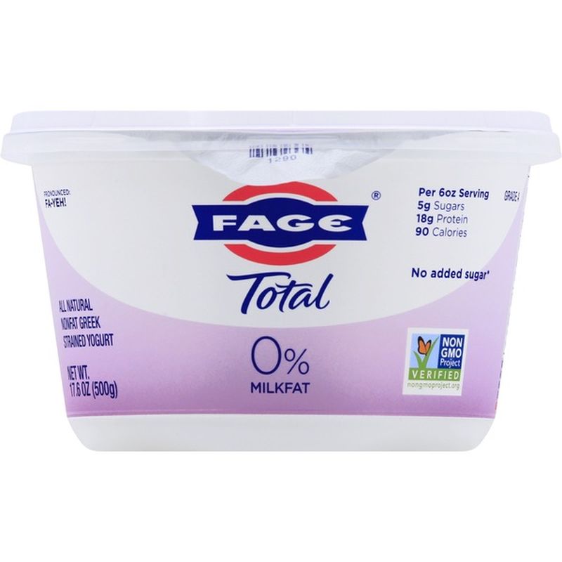 Fage Total Greek Strained Yogurt (17.6 oz) from ShopRite Instacart