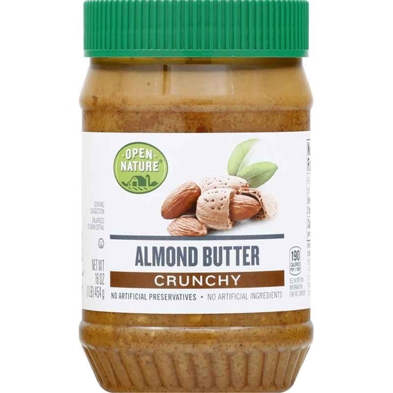 Open Nature Almond Butter, Crunchy (16 oz) Instacart