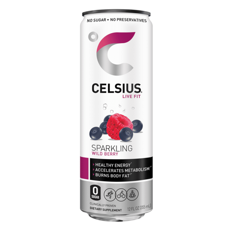 CELSIUS Sparkling Energy Drink Wild Berry (1 ct) Instacart