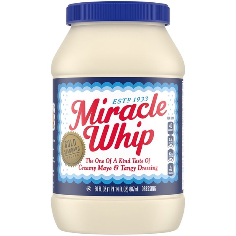 Kraft Miracle Whip Original Dressing (30 fl oz) from ALDI Instacart