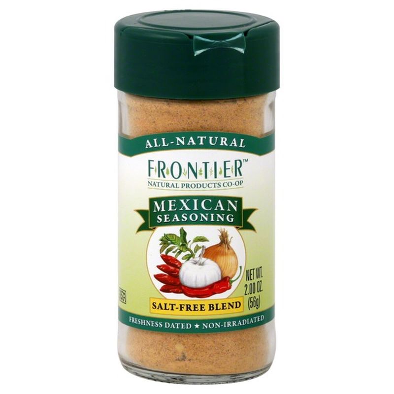 Frontier Mexican Seasoning, SaltFree Blend (2 oz) Instacart
