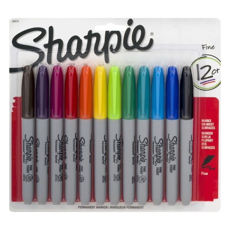 sharpie coloured permanent markers