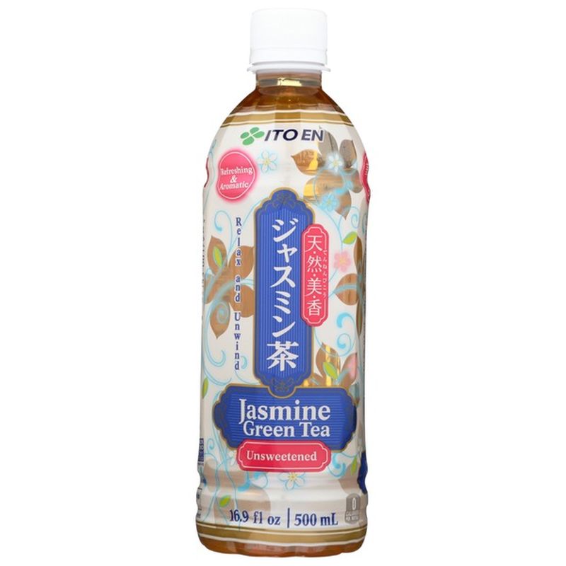 Ito En Green Tea, Jasmine, Unsweetened (16.9 oz) Instacart