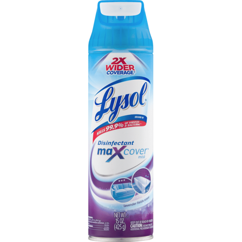 Lysol Disinfectant Max Cover Mist (15 oz) Instacart