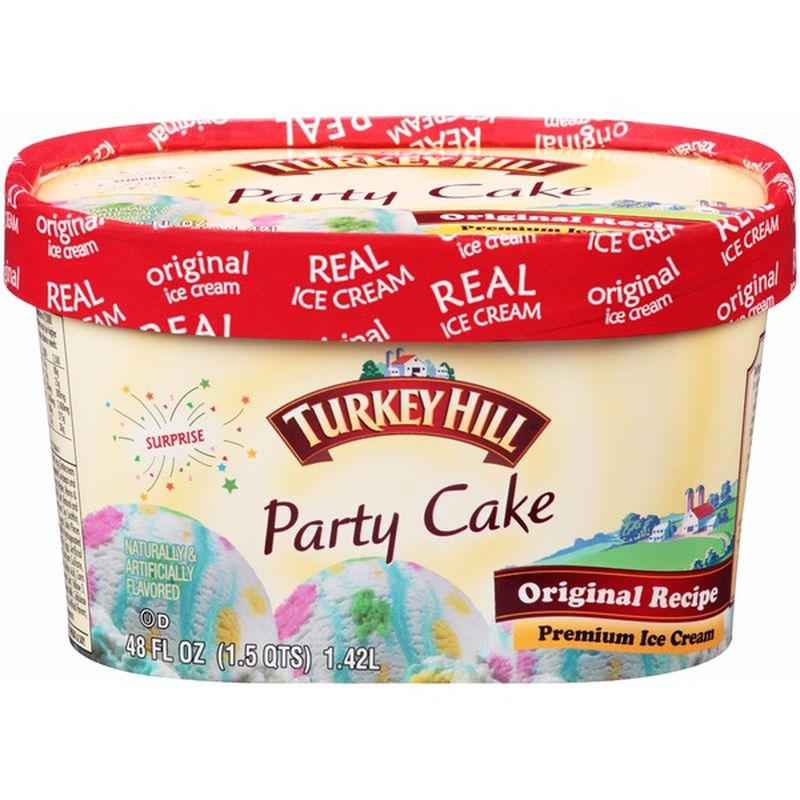 Turkey Hill Party Cake Original Recipe Premium Ice Cream