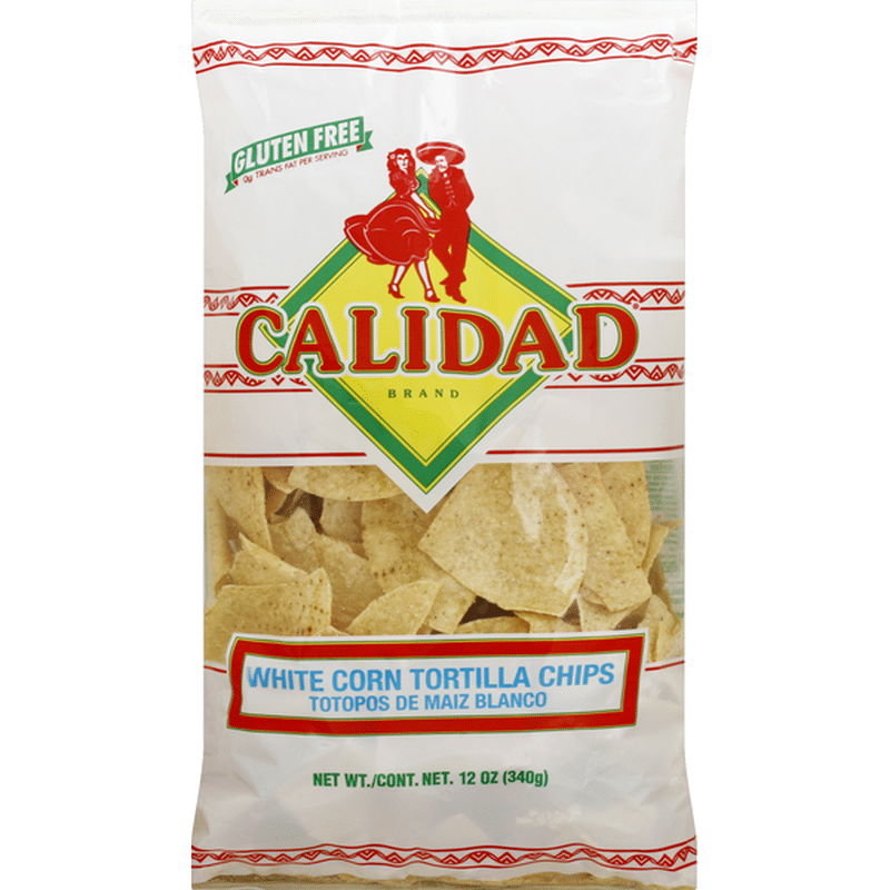 Calidad Tortilla Chips, White Corn (12 oz) Delivery or Pickup Near Me