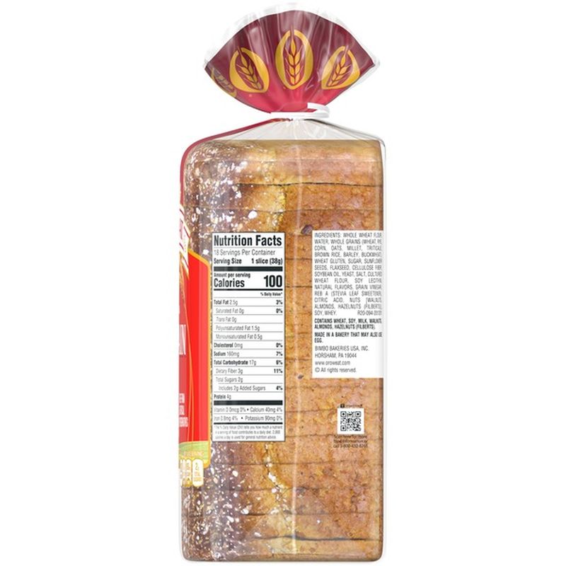 Brownberry/Arnold/Oroweat Whole Grains 12 Grain Bread (24 oz) from