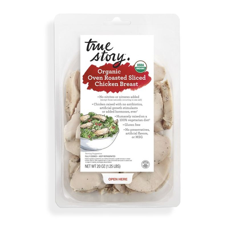 True Story Organic Chicken Breast Strips (1.25 lb) Instacart