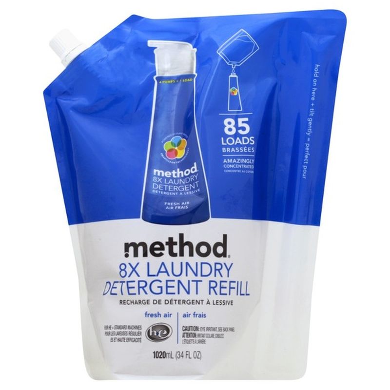 Method Laundry Detergent Refill, Fresh Air (34 fl oz) Instacart