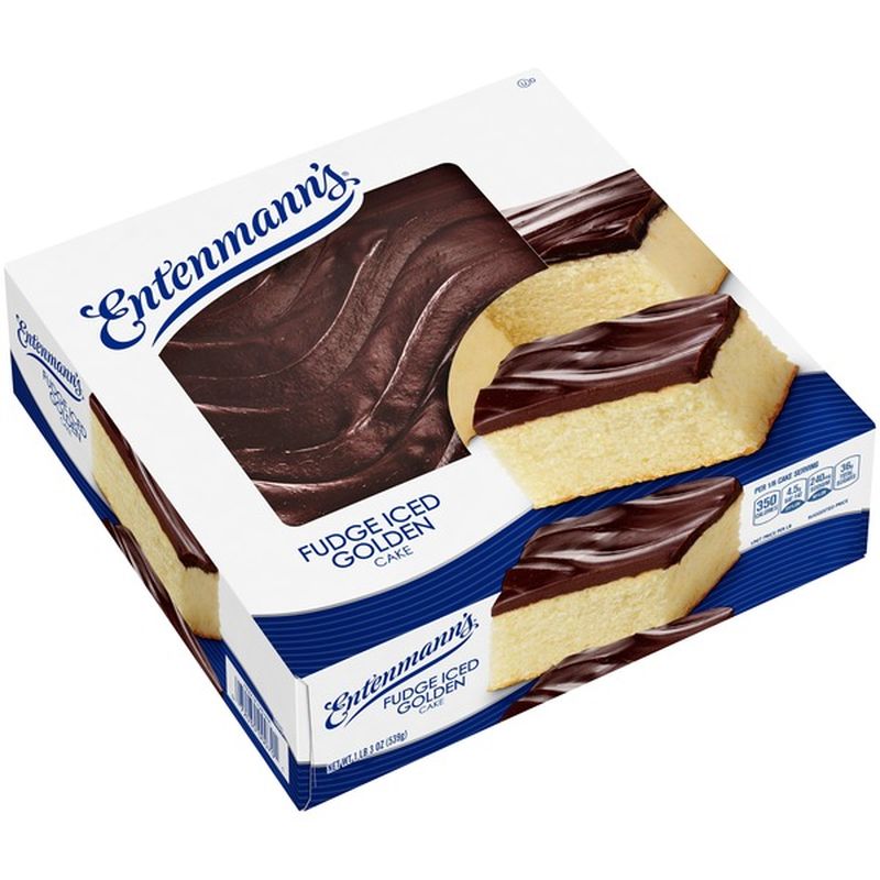 Entenmann's Fudge Iced Golden Cake (19 oz) Instacart