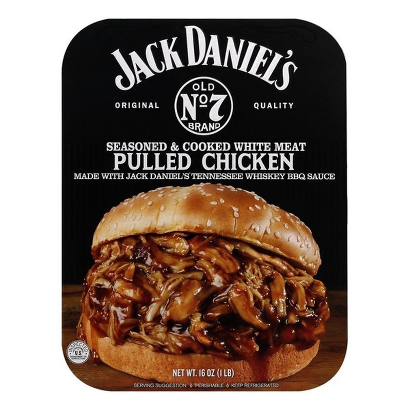Jack Daniel's Pulled Chicken, White Meat, Seasoned & Fully Cooked (16