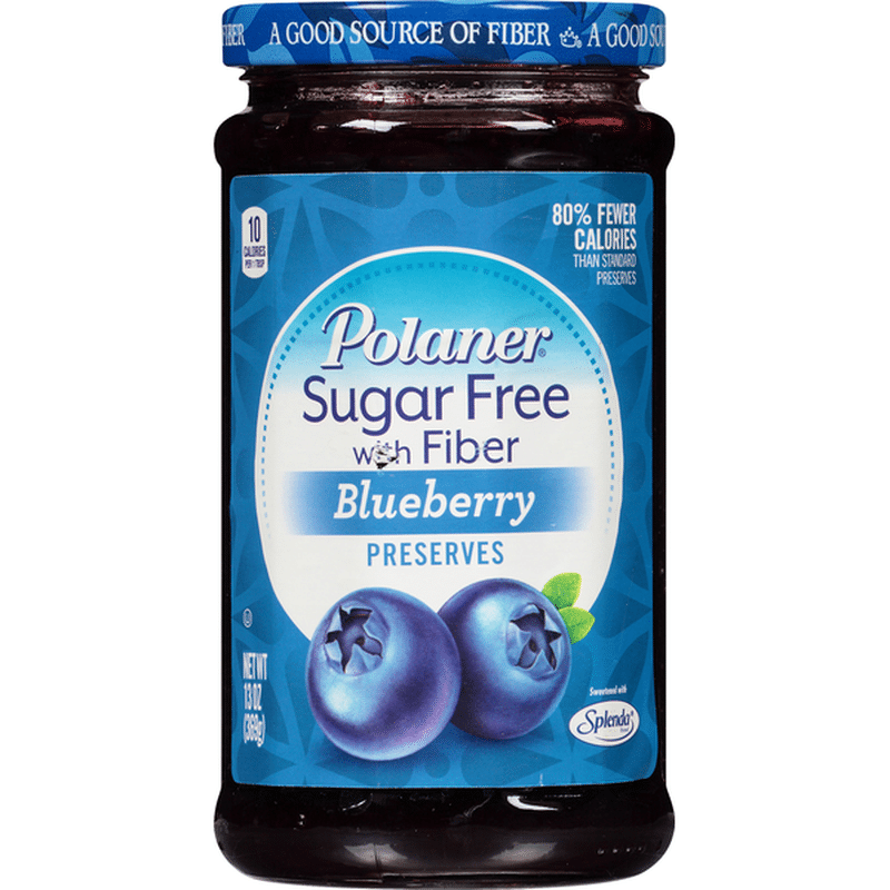 Polaner Blueberry Sugar Free with Fiber Preserves (369 g) Instacart