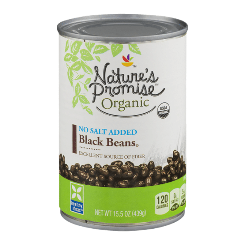 Nature's Promise Organic Black Beans No Salt Added (15.5 oz) from Giant
