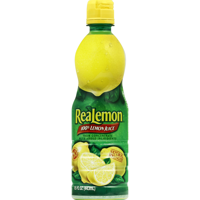 Realemon 100 Lemon Juice 15 Fl Oz Instacart