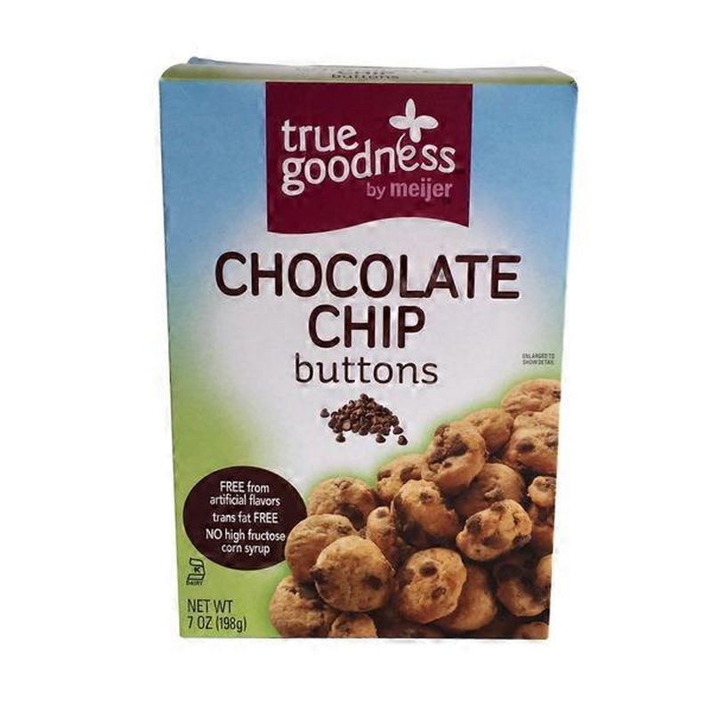 Meijer CHOCOLATE CHIP BUTTONS cookies (7 oz) Instacart