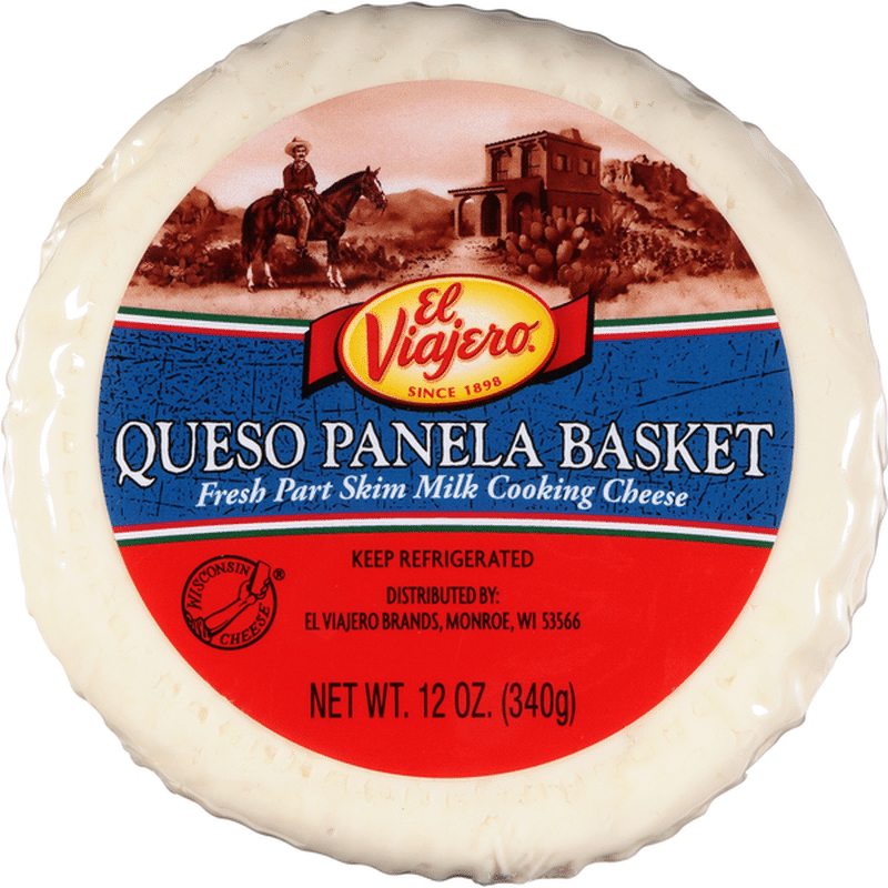 El Viajero Cooking Cheese, Queso Panela Basket (12 oz) - Instacart