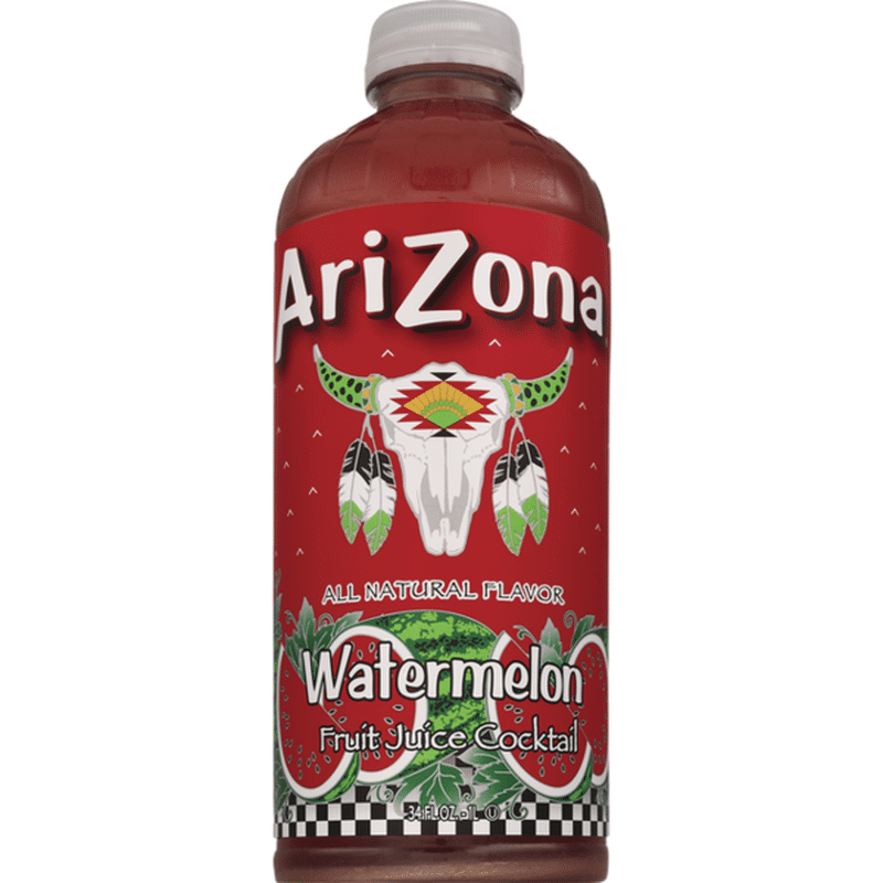 AriZona Fruit Juice Cocktail, Watermelon (34 oz) Instacart