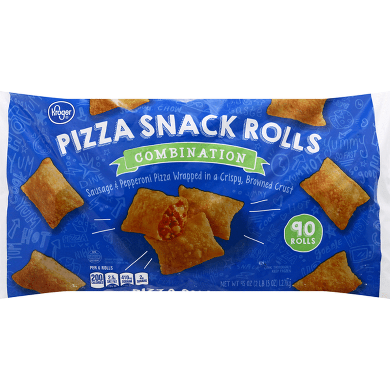 Kroger Pizza Snack Rolls, Combination, Sausage & Pepperoni (90 each
