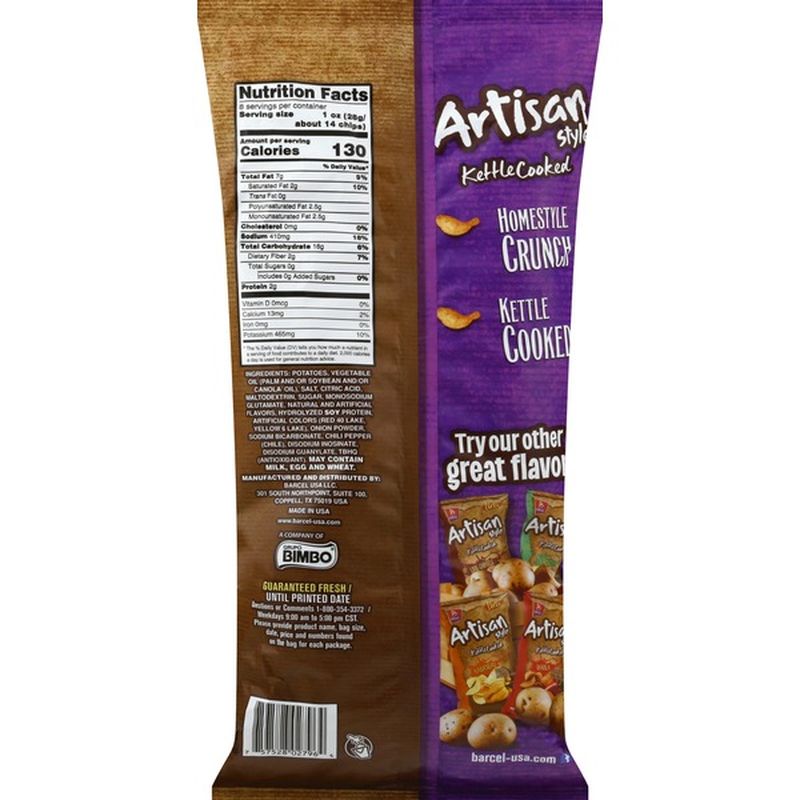 Barcel Kettle Cooked Chips, Fuego, Artisan Style (8 oz) Instacart