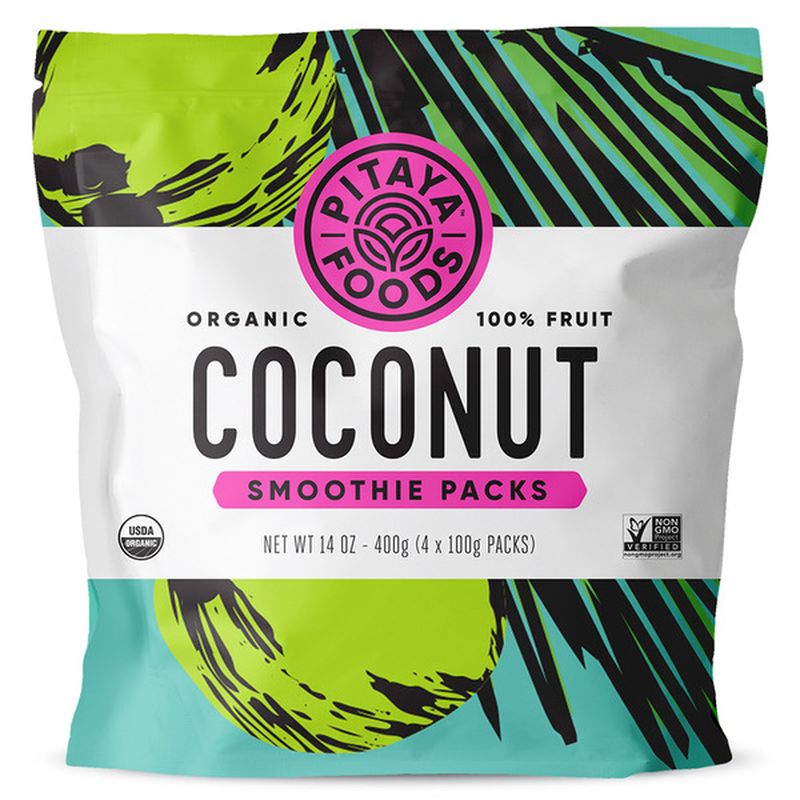 Pitaya Foods Organic Coconut Smoothie Packs (14 oz) Instacart