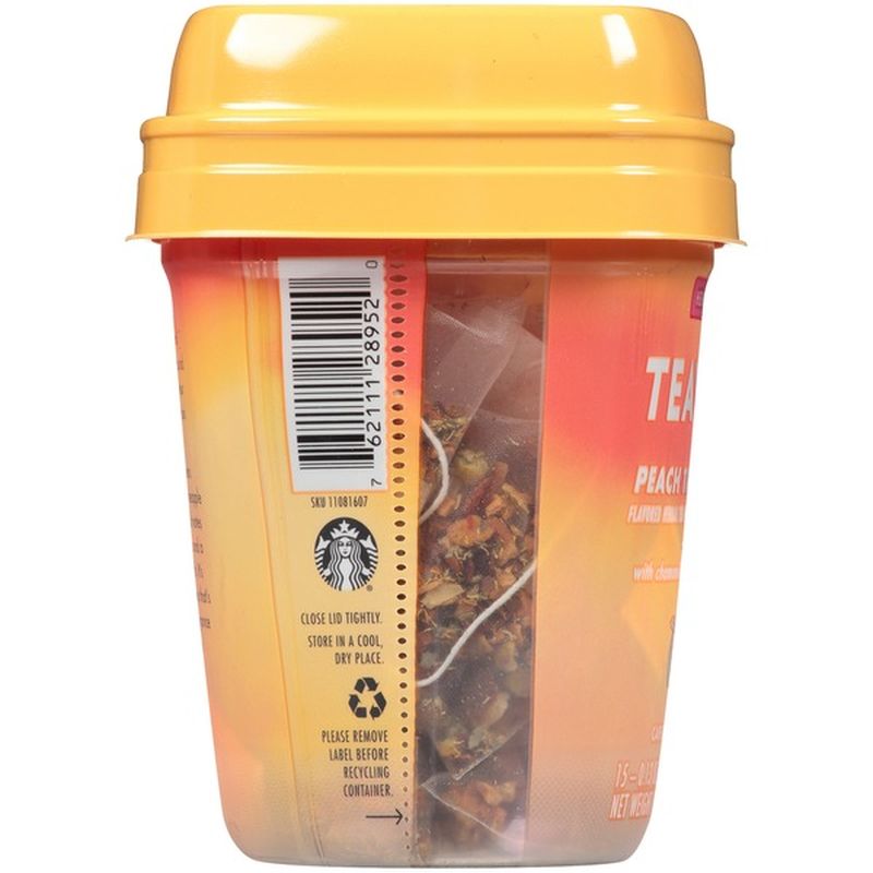 Teavana Peach Herbal Tea Bags (55.5 g) Instacart