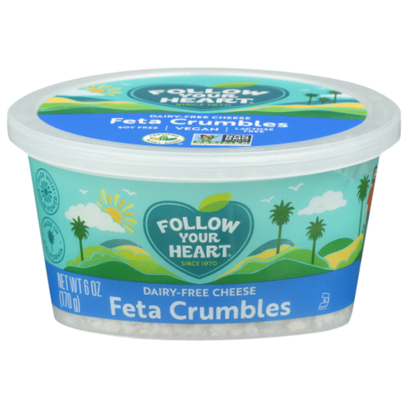 Follow Your Heart Feta Crumbles, DairyFree (6 oz) Instacart
