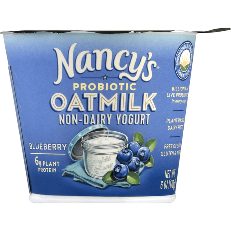 Nancy's Yogurt, Non-Dairy, Blueberry, Oatmilk (6 oz) - Instacart