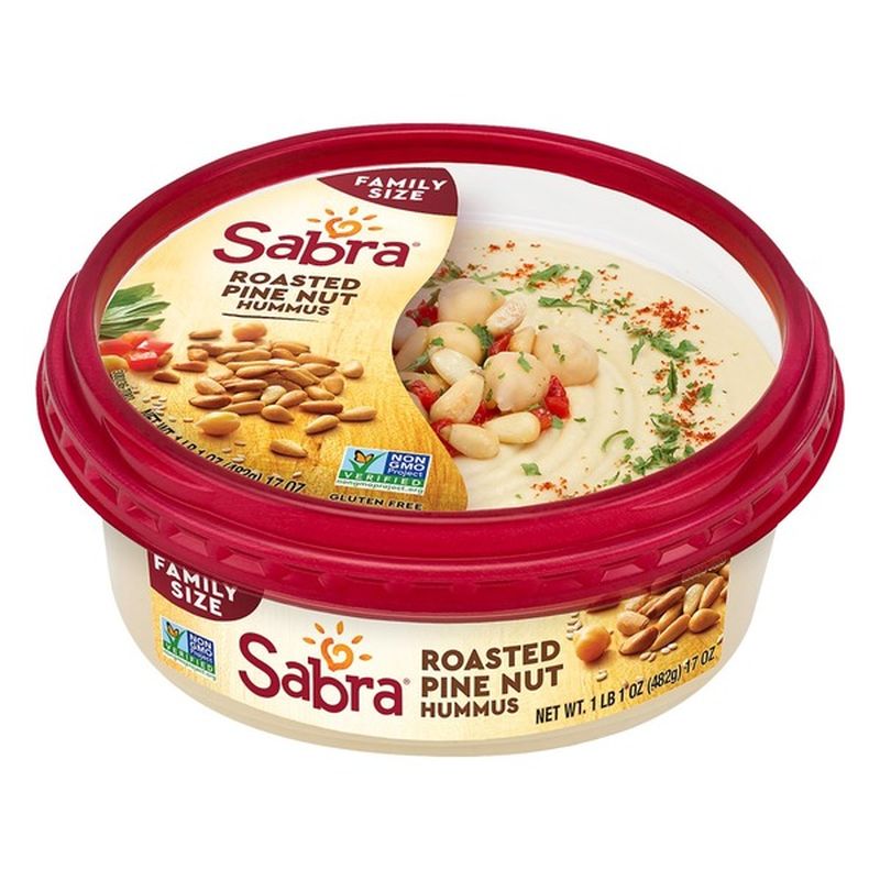 Sabra Family Size Roasted Pine Nut Hummus (17 oz) from Kroger - Instacart