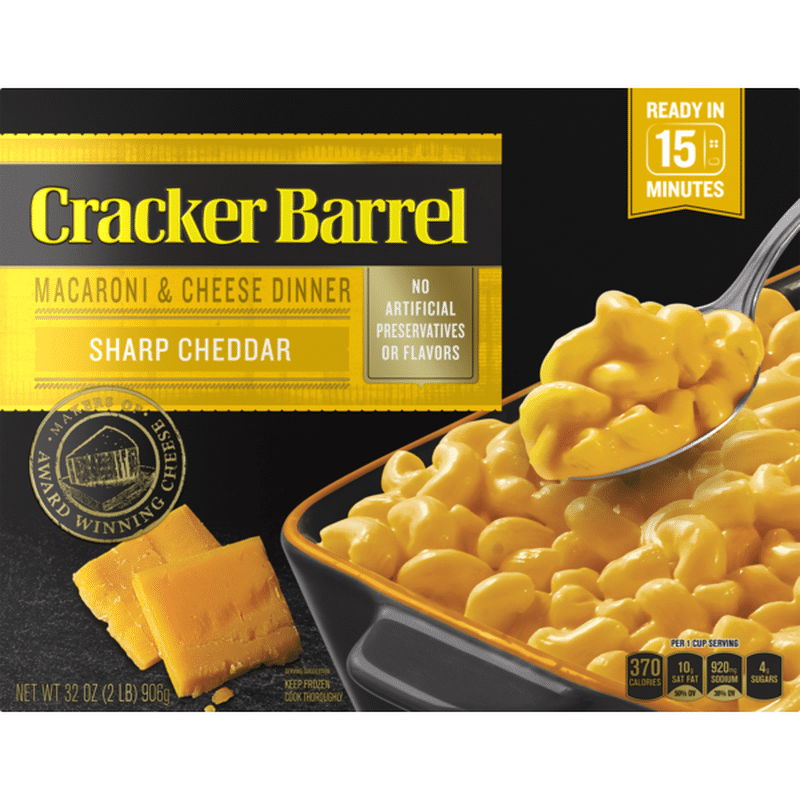 Cracker Barrel Sharp Cheddar Macaroni And Cheese Dinner (906 G) From ...