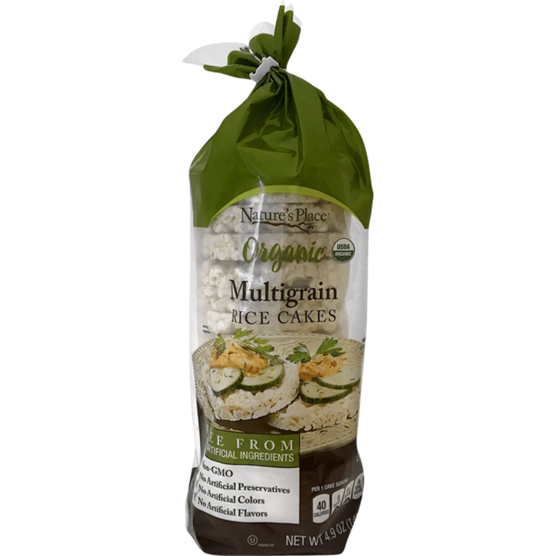 Nature's Place Organic Multigrain Rice Cake (4.9 oz) Instacart