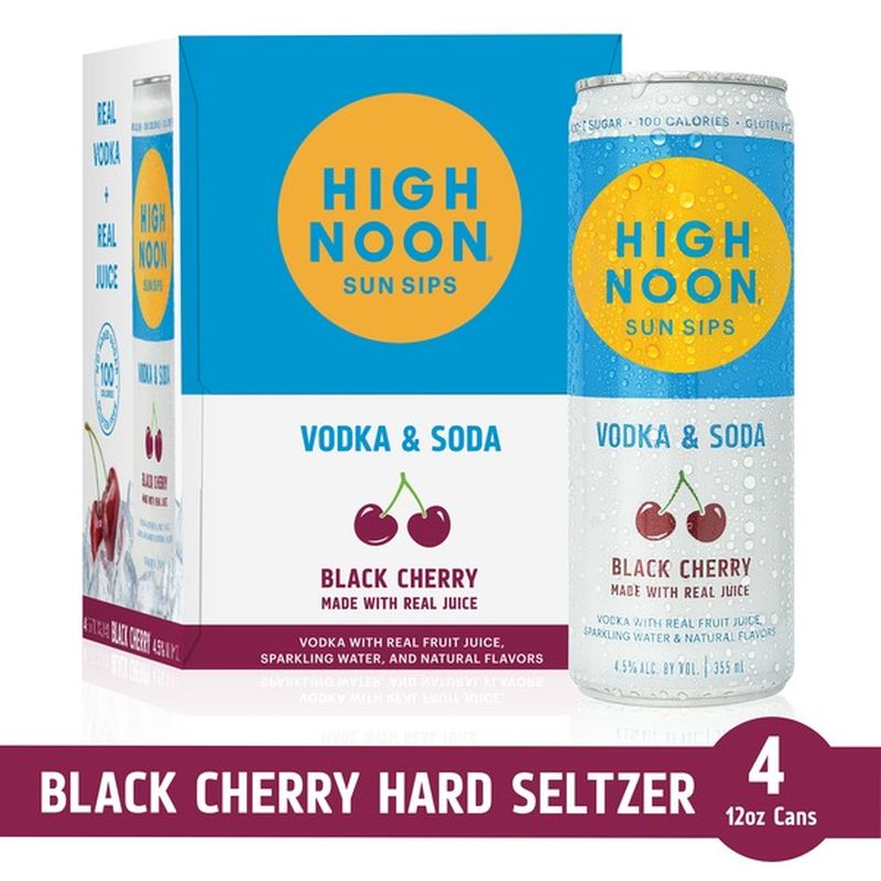high noon drink black cherry